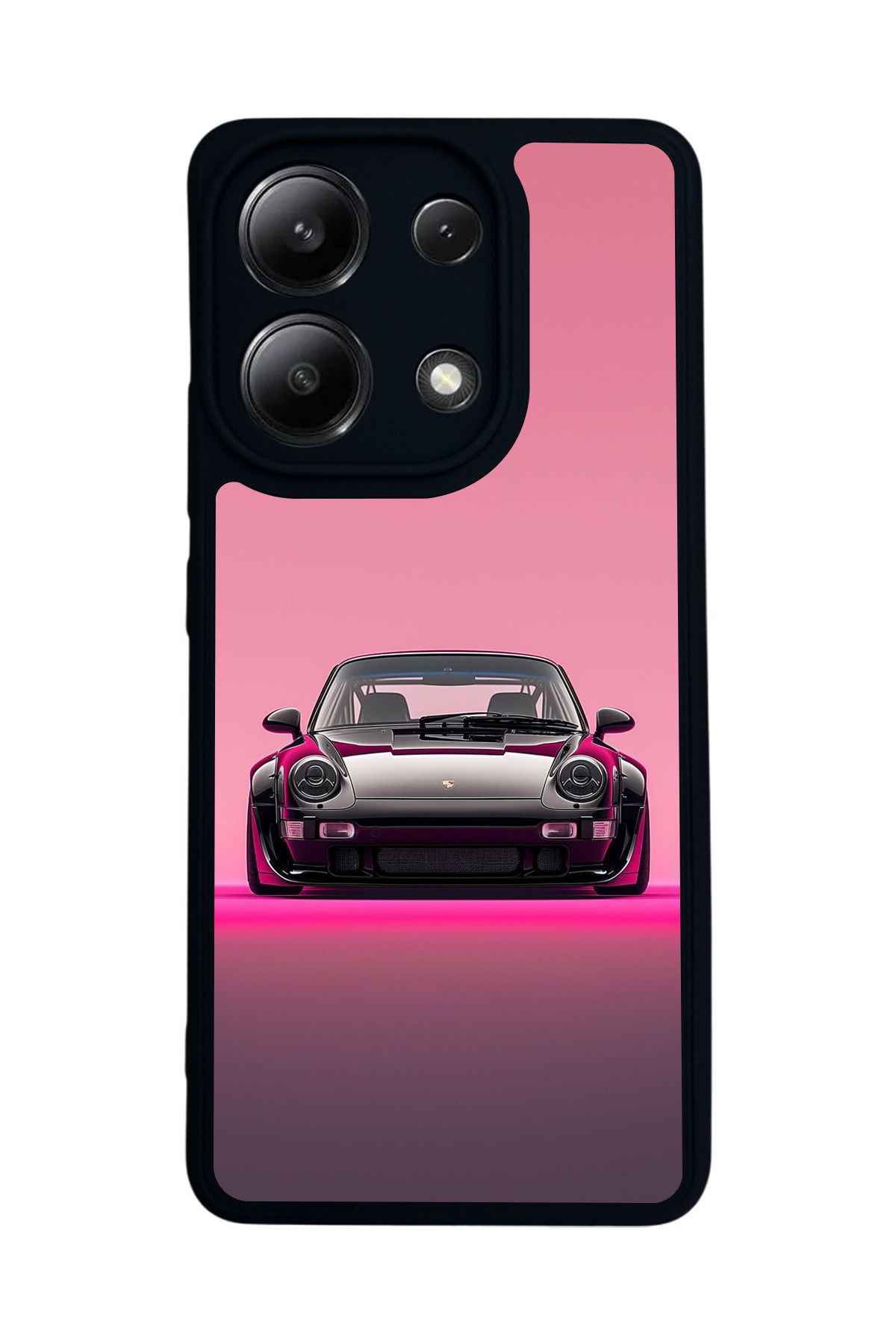 BGAKSESUAR Xiaomi Redmi Note 13 4G Uyumlu Mat Siyah Kılıf – Yumuşak Silikon, Koruyucu, Şok Emici Kapak