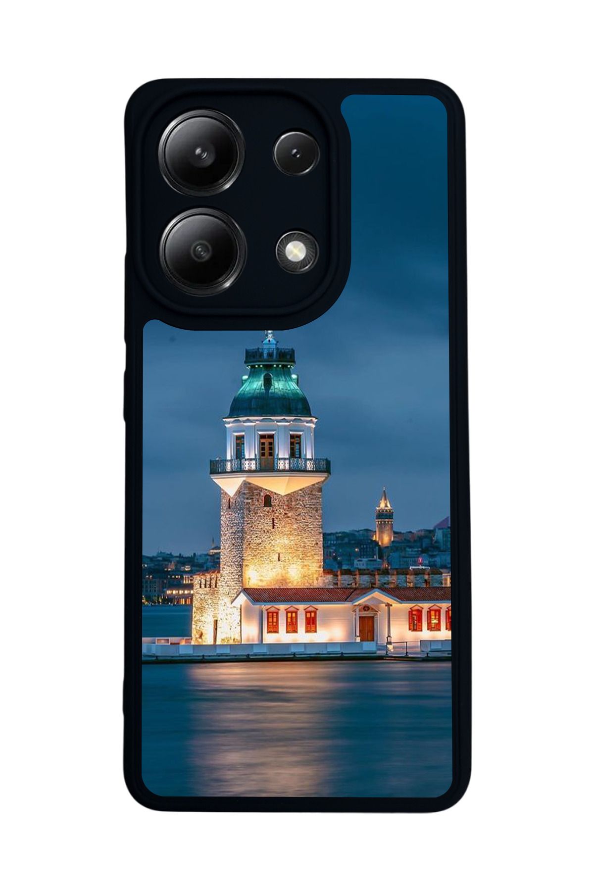 BGAKSESUAR Xiaomi Redmi Note 13 4G Uyumlu Mat Siyah Kılıf – Yumuşak Silikon, Koruyucu, Şok Emici Kapak