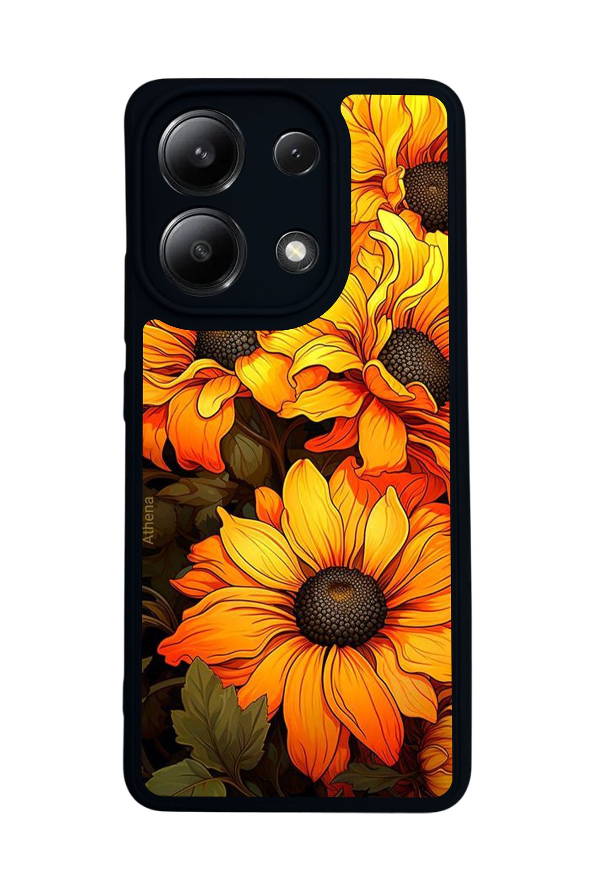 BGAKSESUAR Xiaomi Redmi Note 13 4G Uyumlu Mat Siyah Kılıf – Yumuşak Silikon, Koruyucu, Şok Emici Kapak