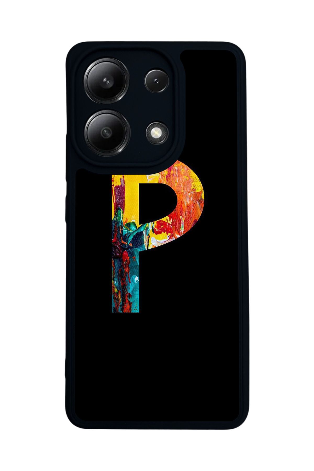 BGAKSESUAR Xiaomi Redmi Note 13 4G Uyumlu Mat Siyah Kılıf – Yumuşak Silikon, Koruyucu, Şok Emici Kapak
