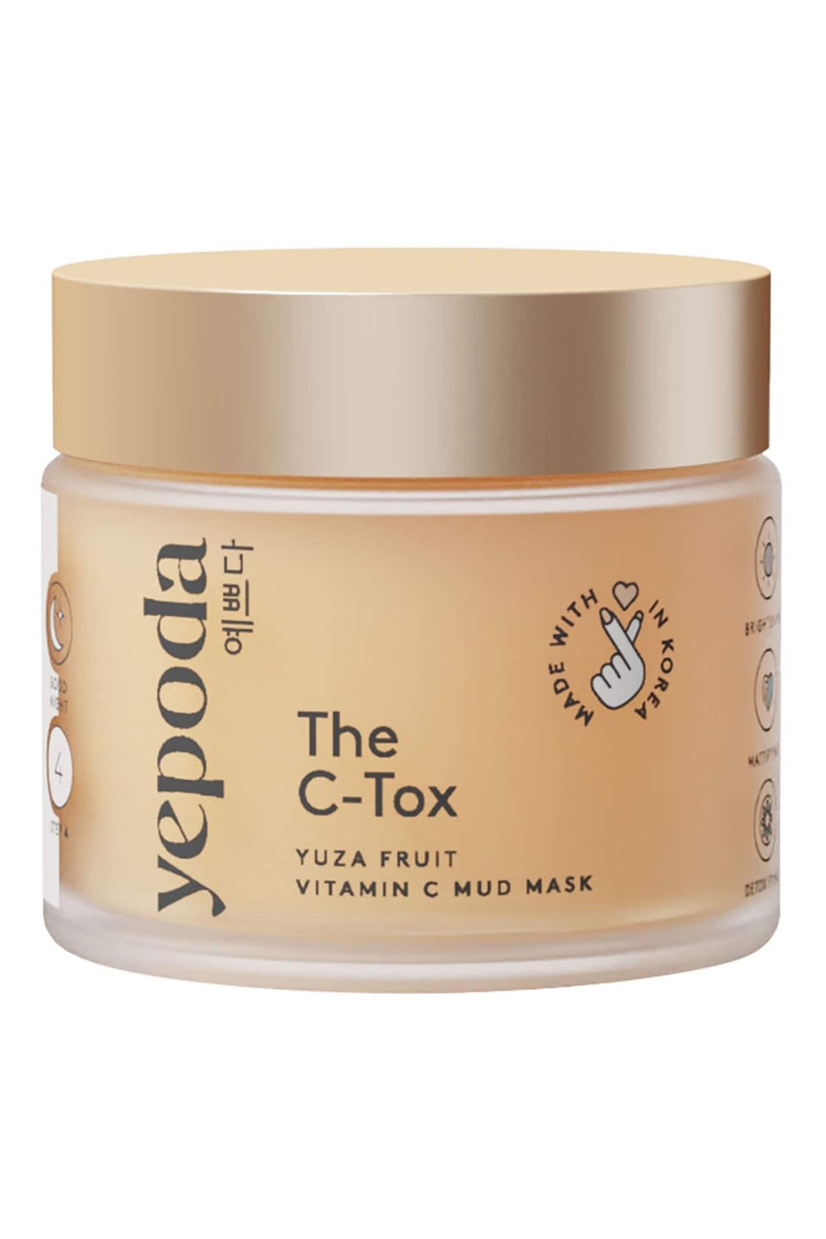 Yepoda The C-Tox – C Vitamini ve Zerdeçal İçerikli Kil Maskesi