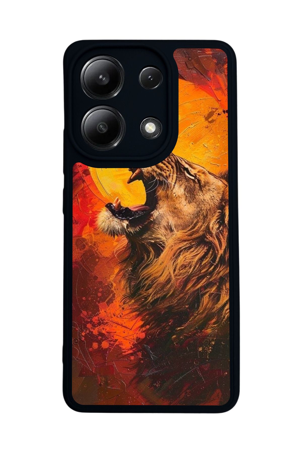 BGAKSESUAR Xiaomi Redmi Note 13 4G Uyumlu Mat Siyah Kılıf – Yumuşak Silikon, Koruyucu, Şok Emici Kapak