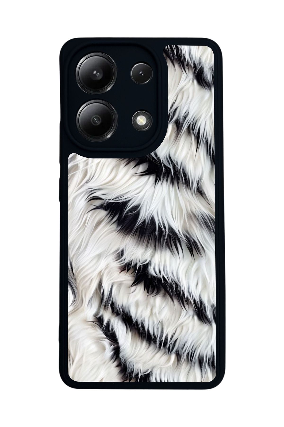 BGAKSESUAR Xiaomi Redmi Note 13 4G Uyumlu Mat Siyah Kılıf – Yumuşak Silikon, Koruyucu, Şok Emici Kapak
