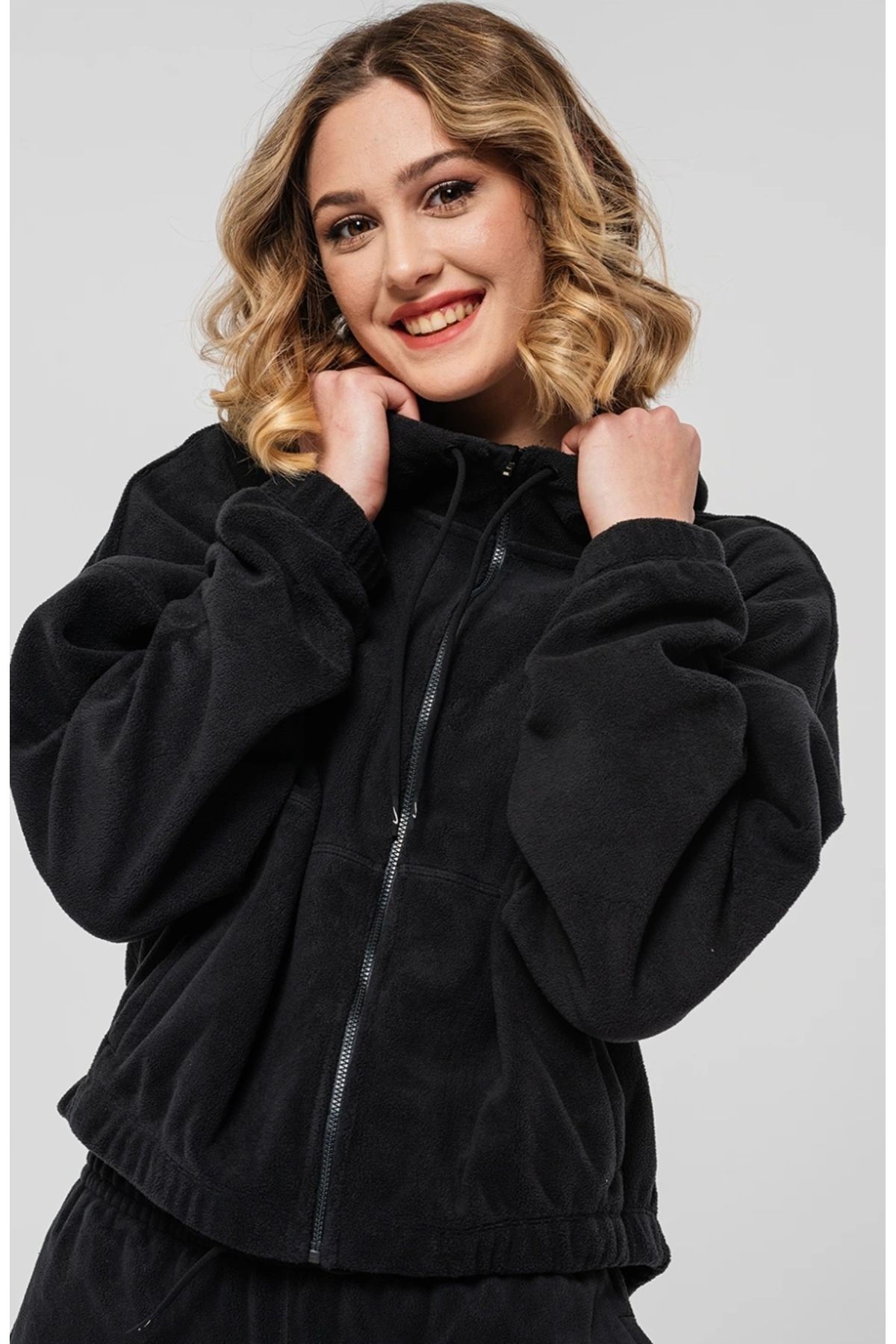 Nike Therma-Fit One Oversized Fleece Full-Zip Hoodie Kadın polar Sweatshirt FB5638 ASLAN SPORT