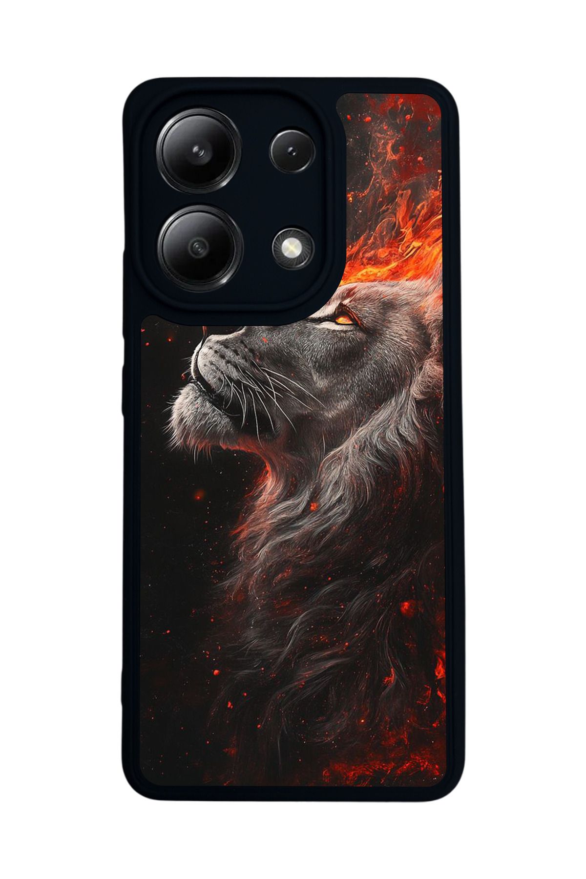 BGAKSESUAR Xiaomi Redmi Note 13 4G Uyumlu Mat Siyah Kılıf – Yumuşak Silikon, Koruyucu, Şok Emici Kapak