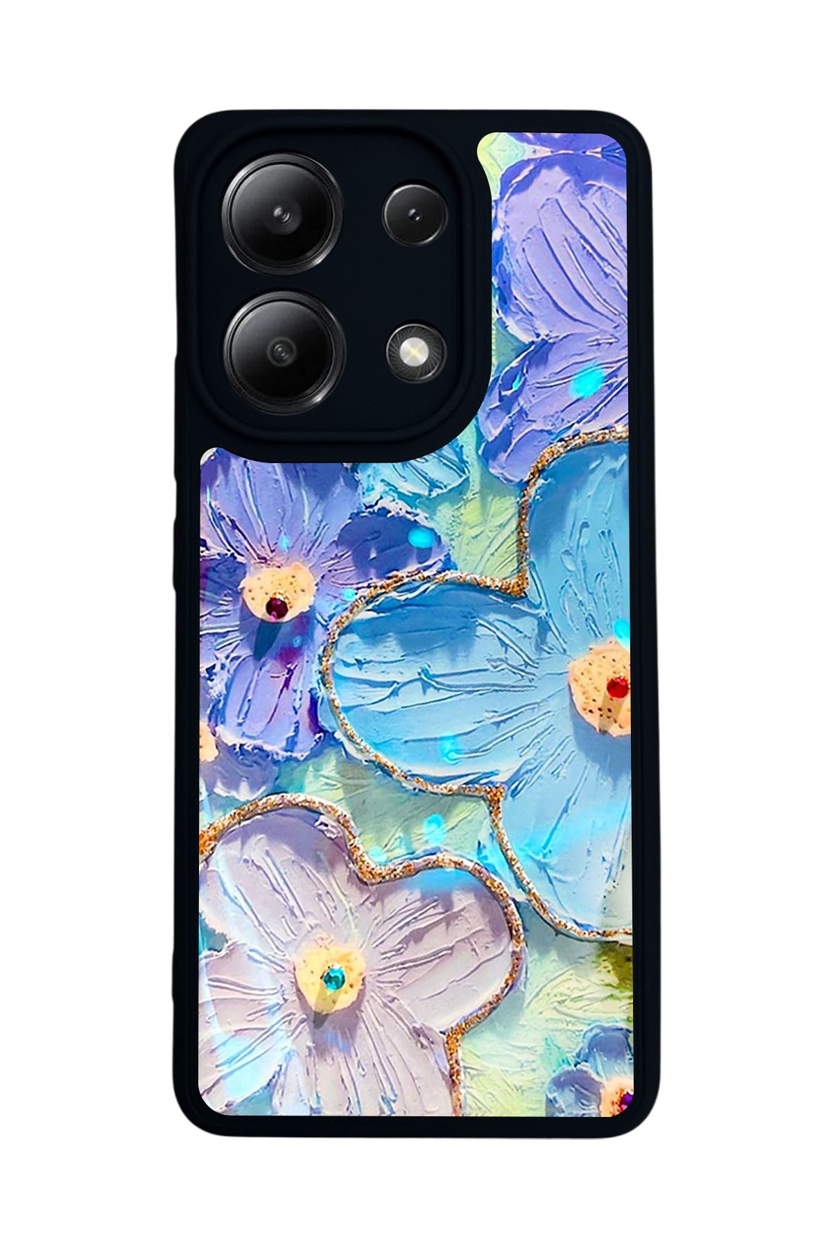 BGAKSESUAR Xiaomi Redmi Note 13 4G Uyumlu Mat Siyah Kılıf – Yumuşak Silikon, Koruyucu, Şok Emici Kapak
