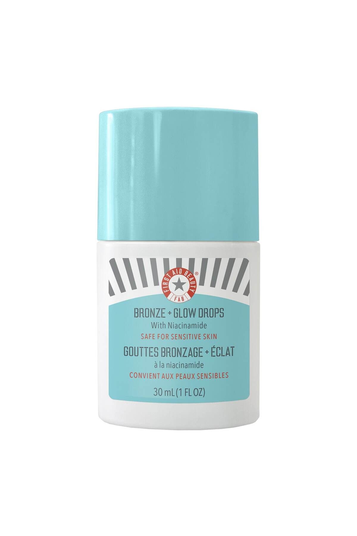 first aid beauty Bronze + Glow Drop - Niasinamidli Bronzlaştırıcı + Işıltı Verici Damlalar