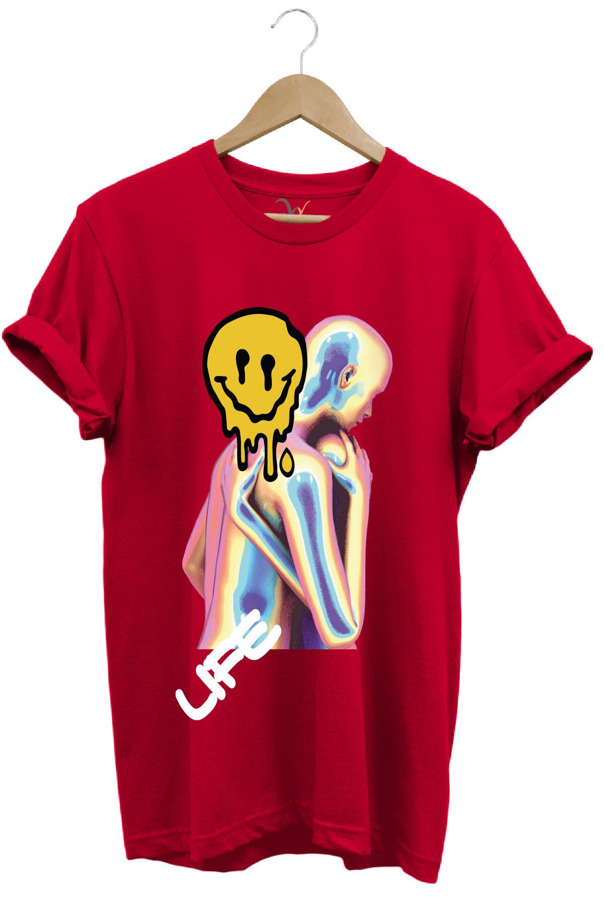 onsrawear Yaşam ve Çöküş %100 Pamuk Basic T-shirt
