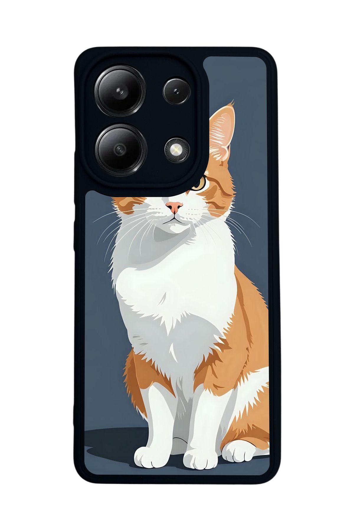 BGAKSESUAR Xiaomi Redmi Note 13 4G Uyumlu Mat Siyah Kılıf – Yumuşak Silikon, Koruyucu, Şok Emici Kapak