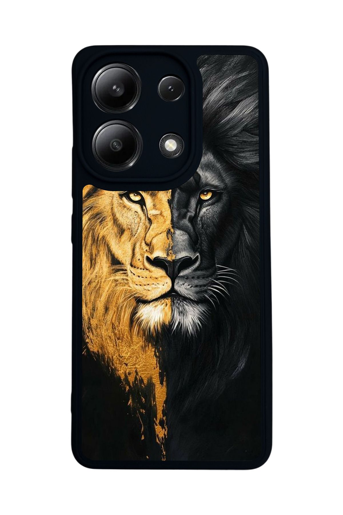 BGAKSESUAR Xiaomi Redmi Note 13 4G Uyumlu Mat Siyah Kılıf – Yumuşak Silikon, Koruyucu, Şok Emici Kapak