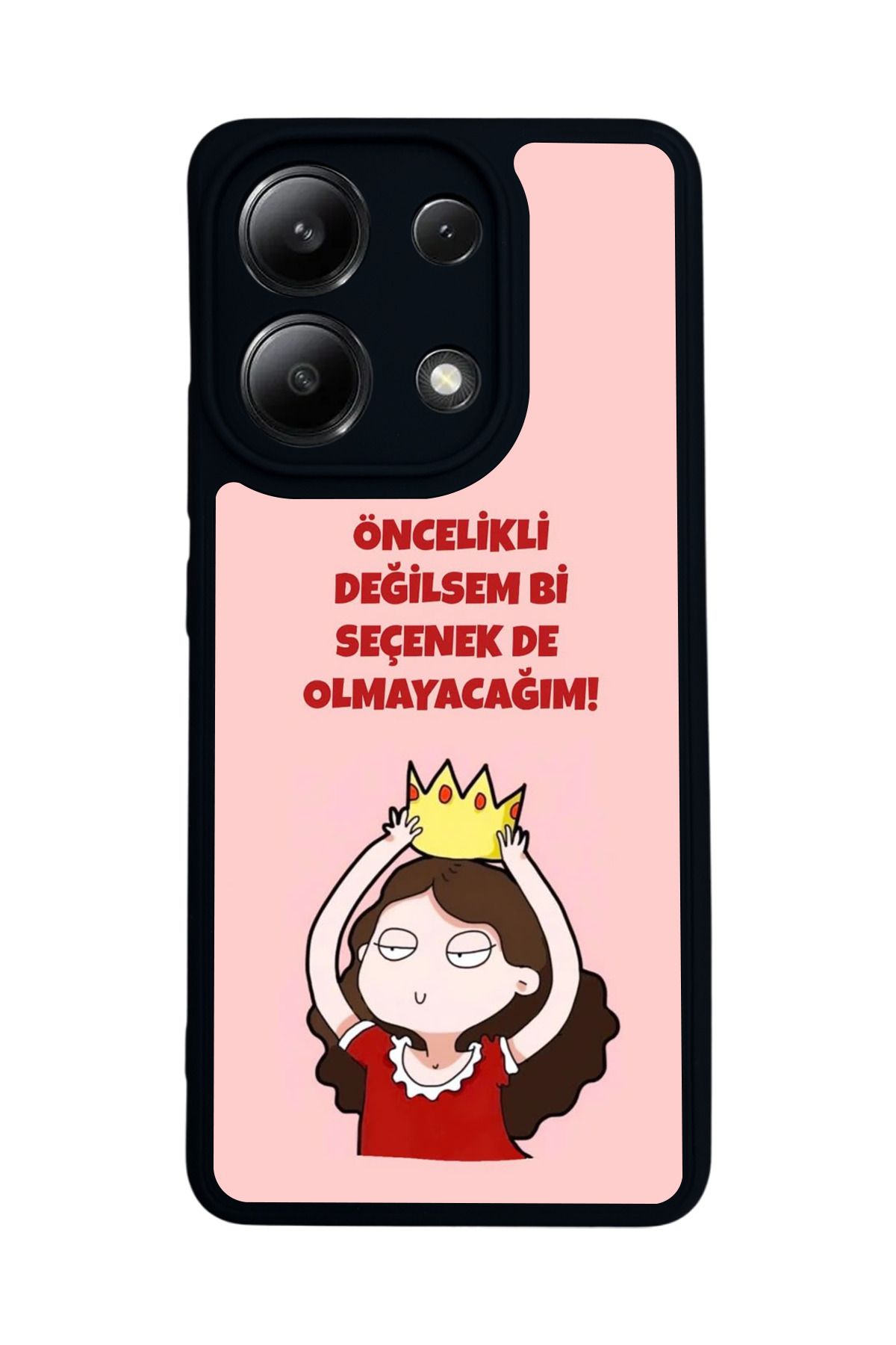 BGAKSESUAR Xiaomi Redmi Note 13 4G Uyumlu Mat Siyah Kılıf – Yumuşak Silikon, Koruyucu, Şok Emici Kapak