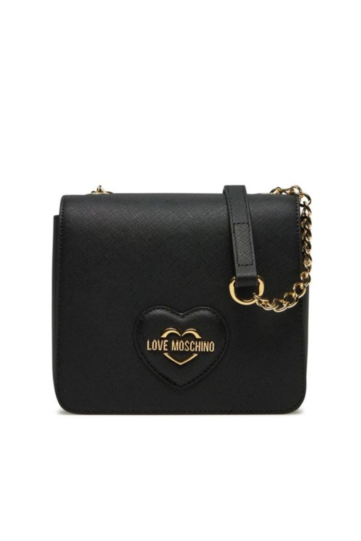 Love Moschino BORSA SAFFIANO PU GRS NERO