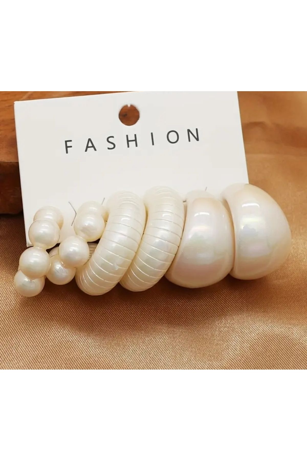 Esra'nın Takıları Fashion İnci Küpe Set