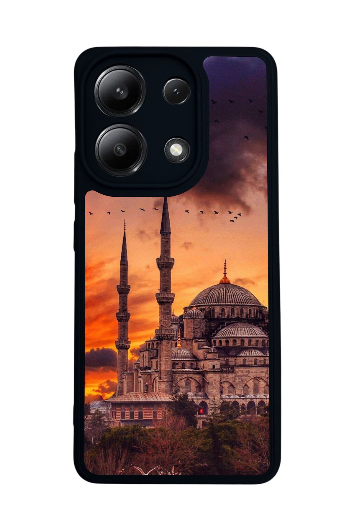 BGAKSESUAR Xiaomi Redmi Note 13 4G Uyumlu Mat Siyah Kılıf – Yumuşak Silikon, Koruyucu, Şok Emici Kapak