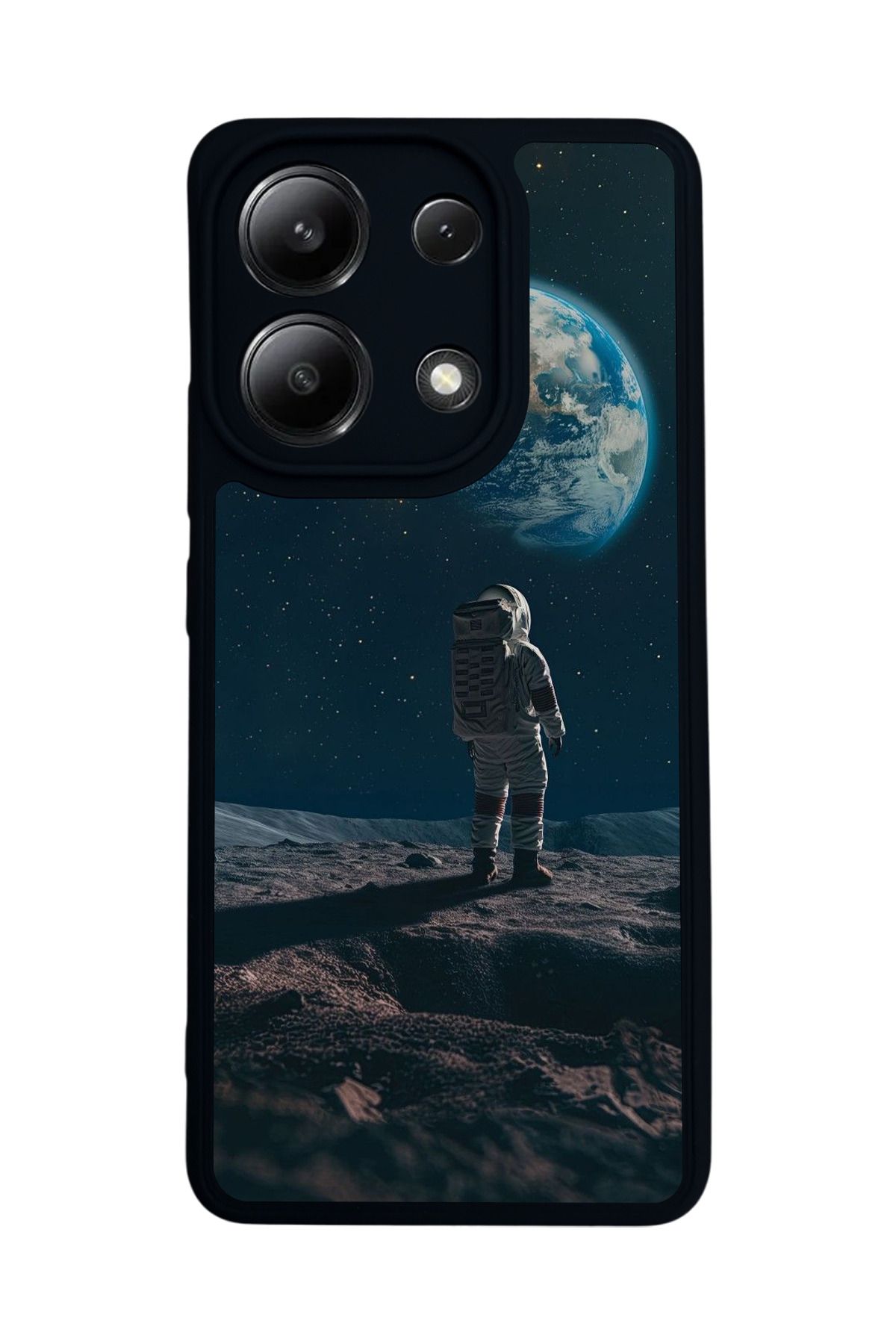 BGAKSESUAR Xiaomi Redmi Note 13 4G Uyumlu Mat Siyah Kılıf – Yumuşak Silikon, Koruyucu, Şok Emici Kapak