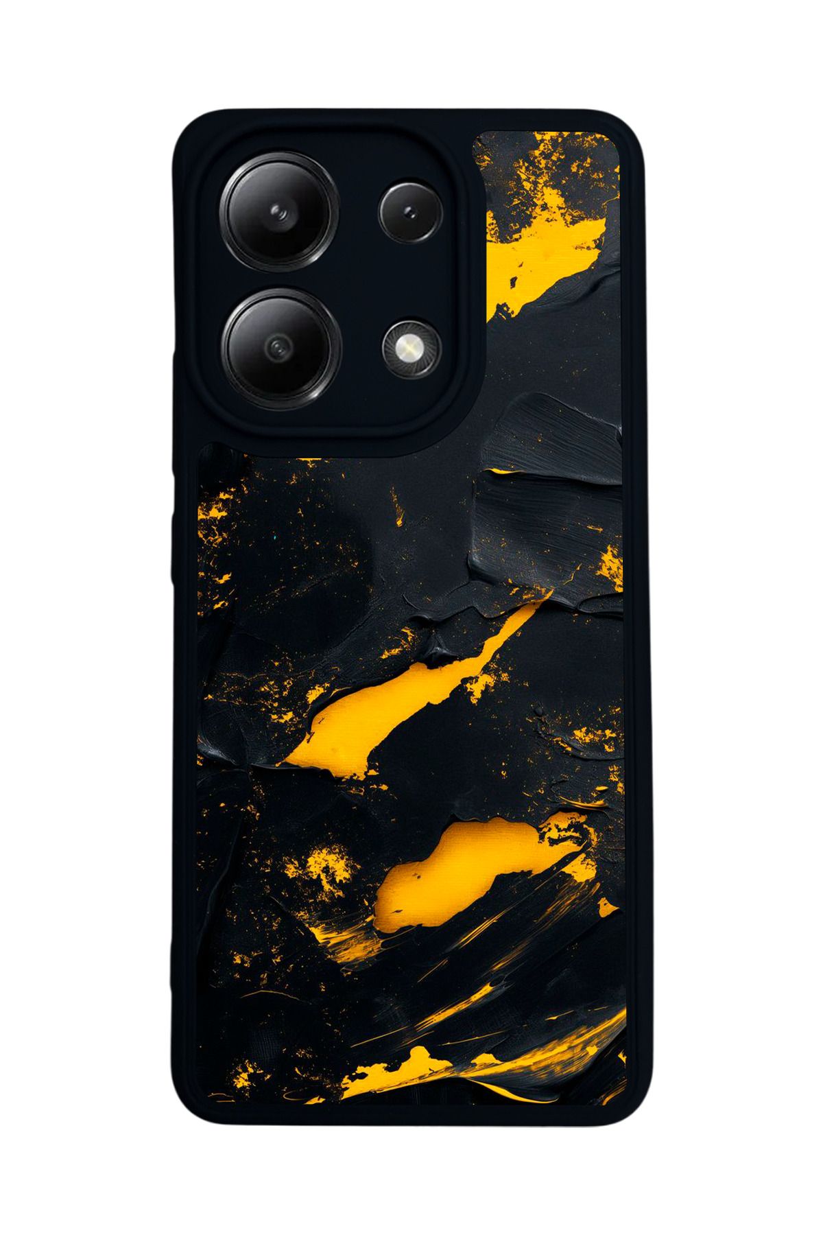 BGAKSESUAR Xiaomi Redmi Note 13 4G Uyumlu Mat Siyah Kılıf – Yumuşak Silikon, Koruyucu, Şok Emici Kapak