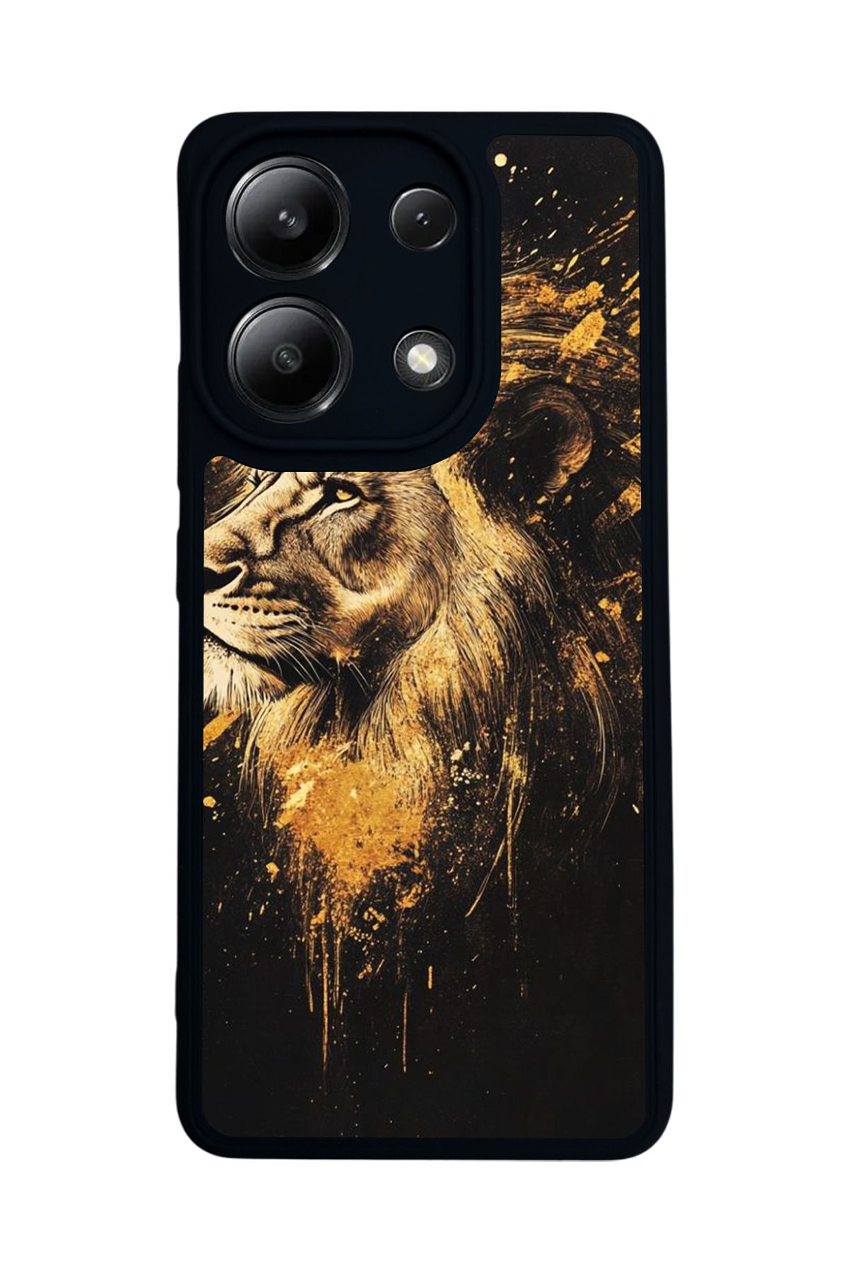 BGAKSESUAR Xiaomi Redmi Note 13 4G Uyumlu Mat Siyah Kılıf – Yumuşak Silikon, Koruyucu, Şok Emici Kapak