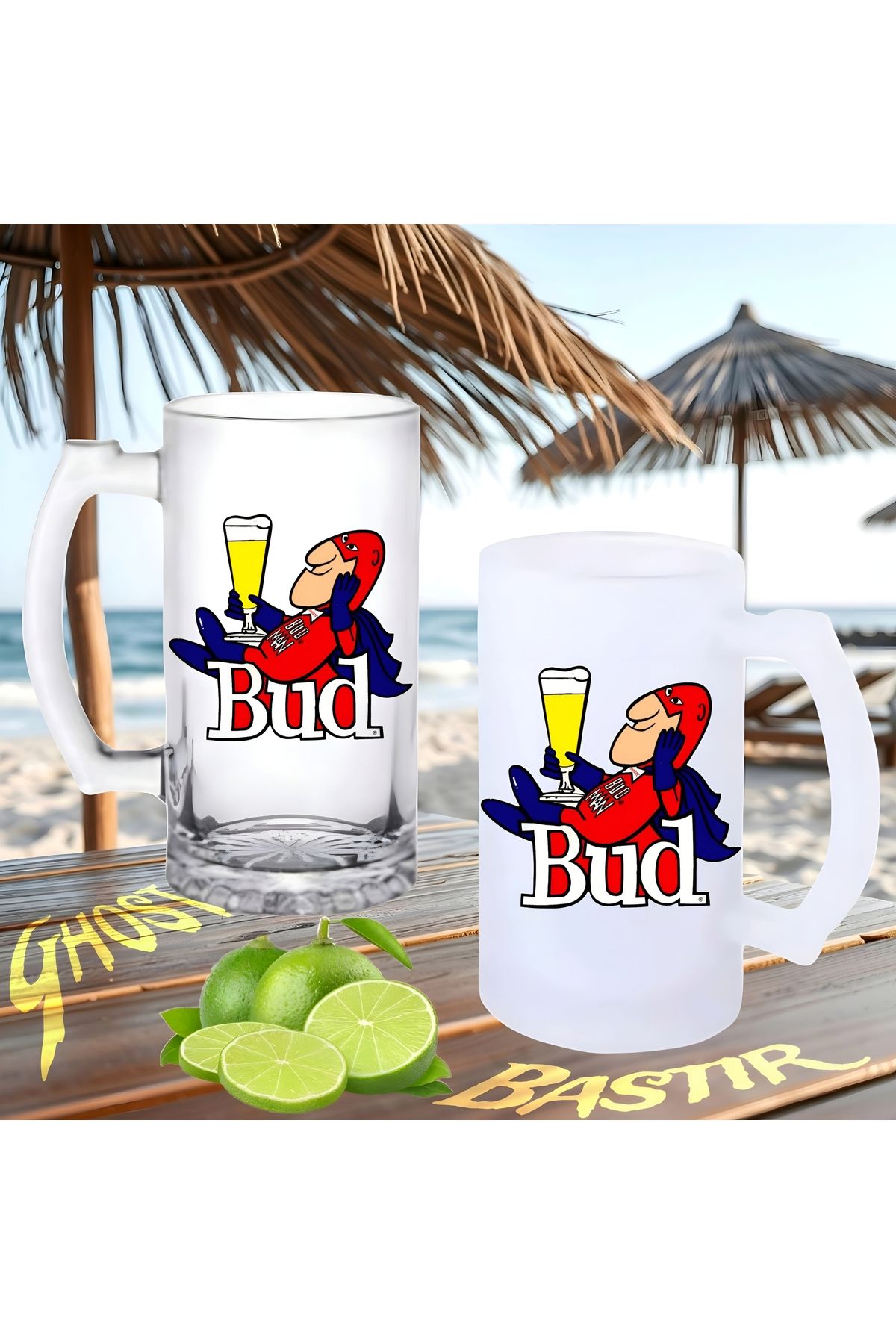 Ghostbusters Bud buzlu ya da buzsuz bira bardağı