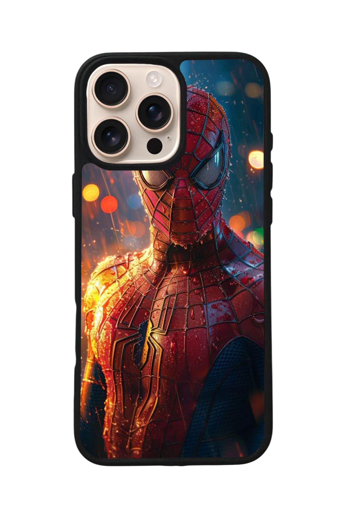 Aksel Kılıf Apple iPhone 14 Pro Uyumlu Baskılı,Mat Siyah,Yumuşak Silikon,Koruyucu,Şok Emici Kapak,Kılıf