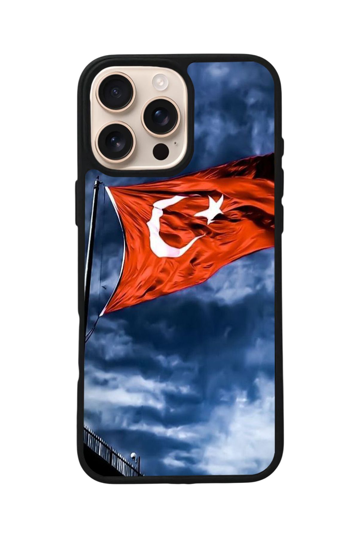 Aksel Kılıf Apple iPhone 15 Pro Uyumlu Baskılı,Mat Siyah,Yumuşak Silikon,Koruyucu,Şok Emici Kapak,Kılıf