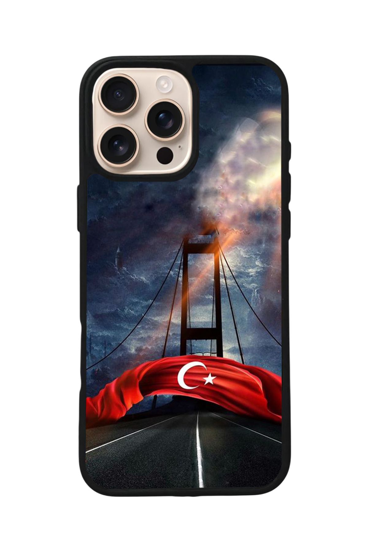 Aksel Kılıf Apple iPhone 14 Pro Uyumlu Baskılı,Mat Siyah,Yumuşak Silikon,Koruyucu,Şok Emici Kapak,Kılıf