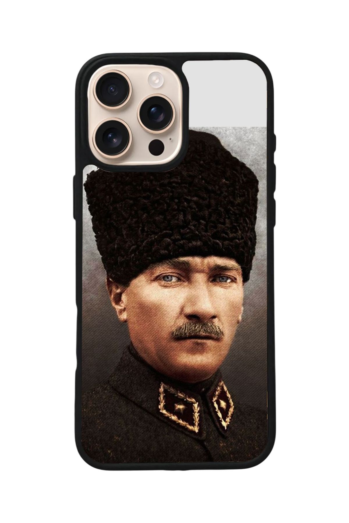Aksel Kılıf Apple iPhone 15 Pro Uyumlu Baskılı,Mat Siyah,Yumuşak Silikon,Koruyucu,Şok Emici Kapak,Kılıf