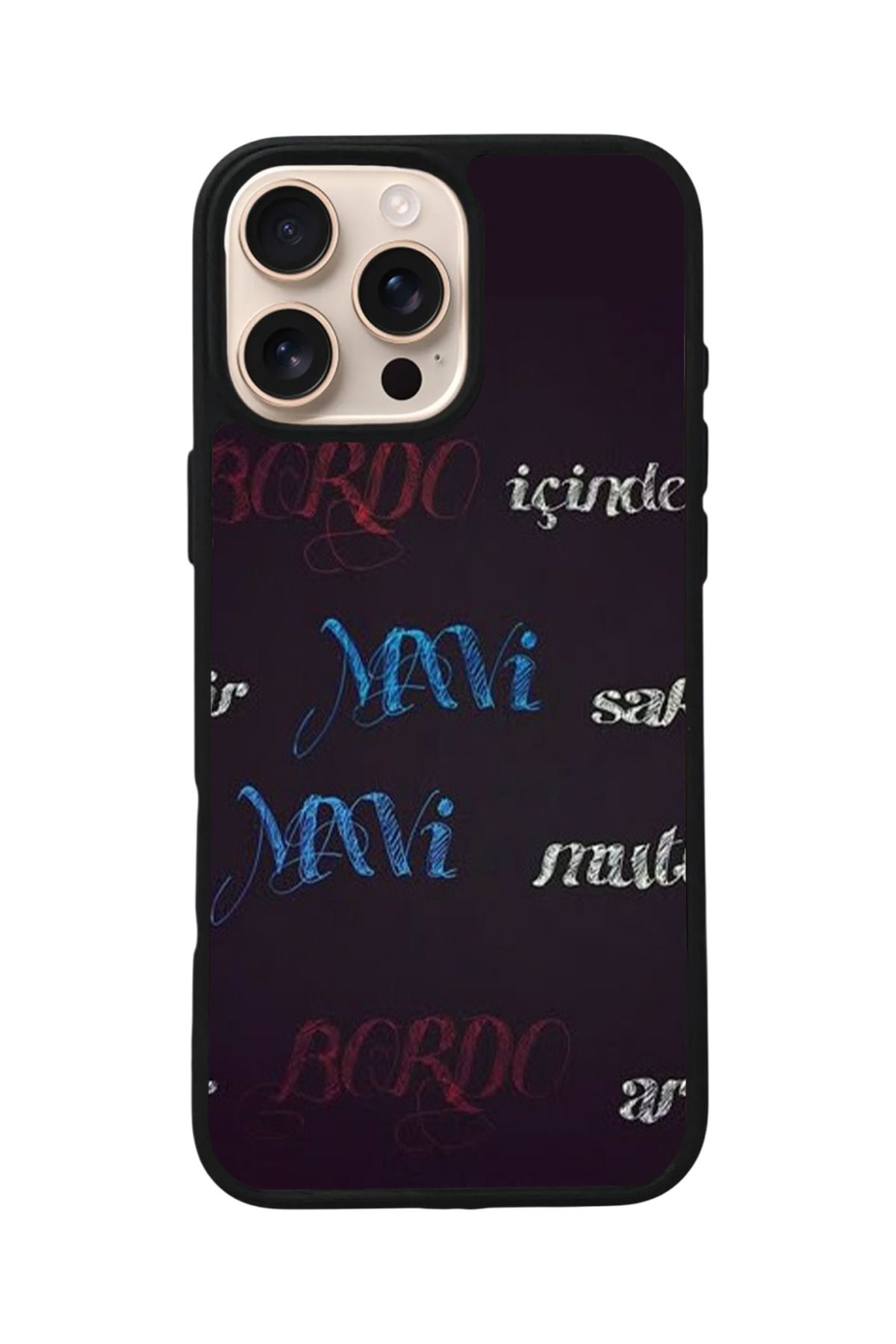 Aksel Kılıf Apple iPhone 14 Pro Uyumlu Baskılı,Mat Siyah,Yumuşak Silikon,Koruyucu,Şok Emici Kapak,Kılıf