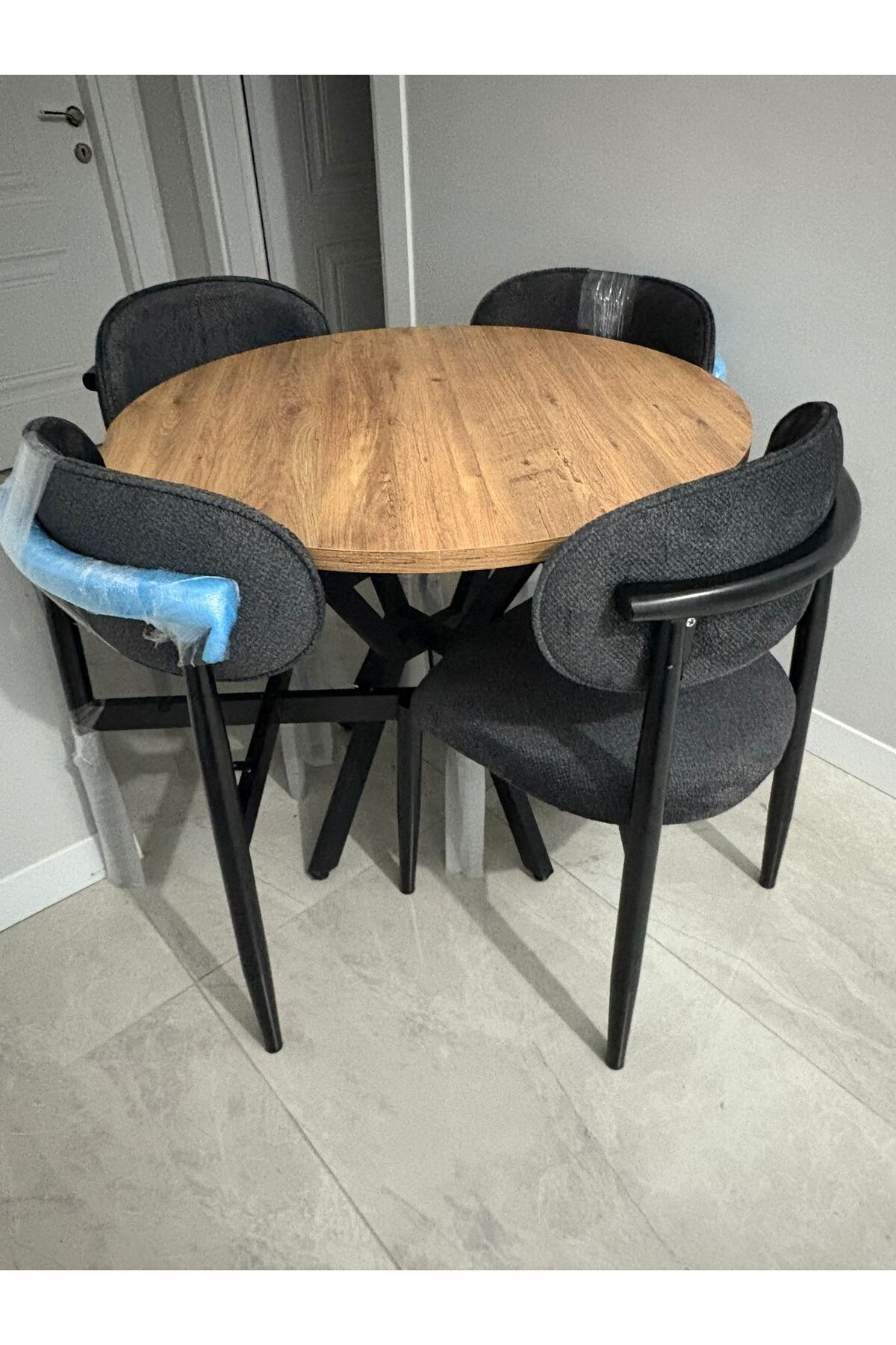 ASLANSTORE Mutfak Masası takımı 4lü set sandelye masa