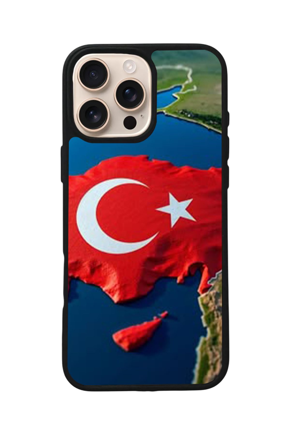 Aksel Kılıf Apple iPhone 15 Pro Uyumlu Baskılı,Mat Siyah,Yumuşak Silikon,Koruyucu,Şok Emici Kapak,Kılıf