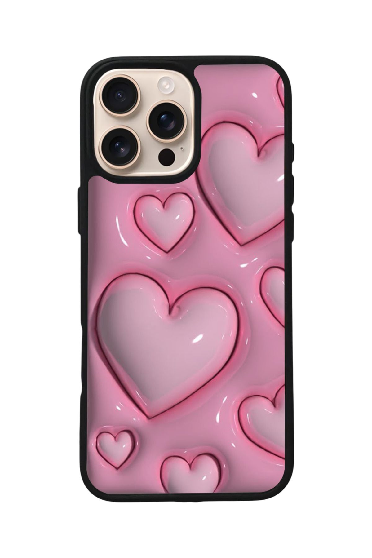 Aksel Kılıf Apple iPhone 15 Pro Max Uyumlu Baskılı,Mat Siyah,Yumuşak Silikon,Koruyucu,Şok Emici Kapak,Kılıf