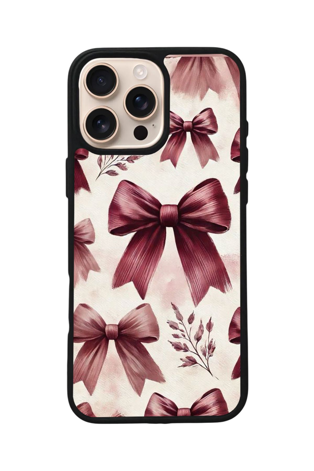 Aksel Kılıf Apple iPhone 16 Pro Max Uyumlu Baskılı,Mat Siyah,Yumuşak Silikon,Koruyucu,Şok Emici Kapak,Kılıf