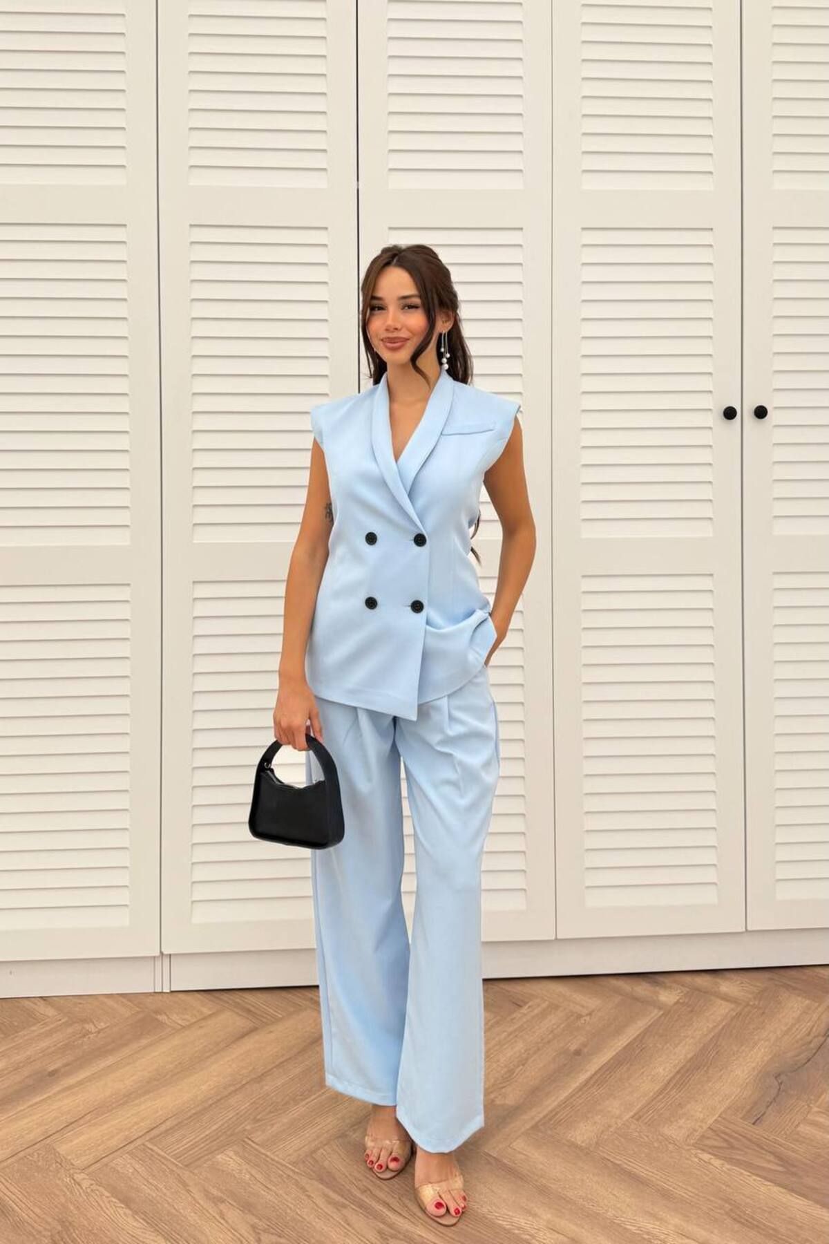 Hotfashion CECİLİA YELEK PANTOLON TAKIM