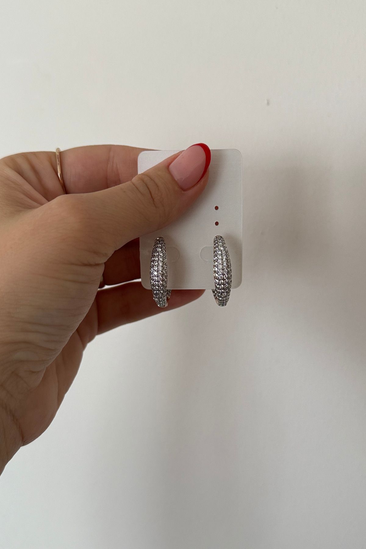 MARZELLA ACCESSORİES çelik halka küpe