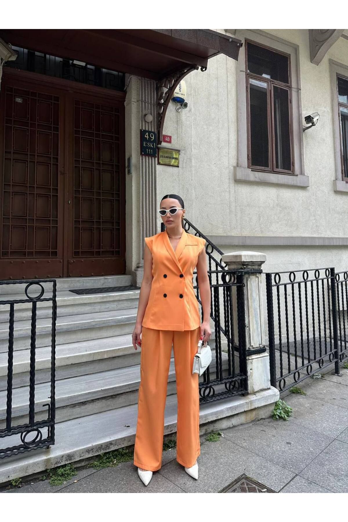 Hotfashion CECİLİA YELEK PANTOLON TAKIM