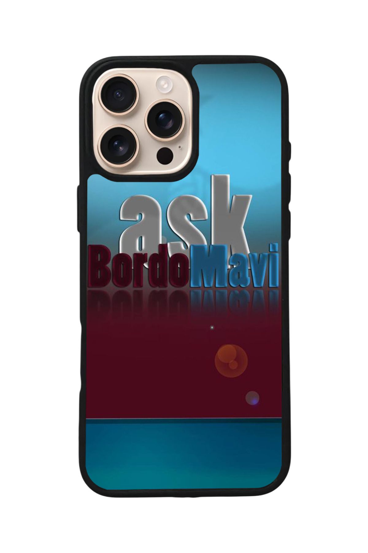 Aksel Kılıf Apple iPhone 16 Pro Max Uyumlu Baskılı,Mat Siyah,Yumuşak Silikon,Koruyucu,Şok Emici Kapak,Kılıf