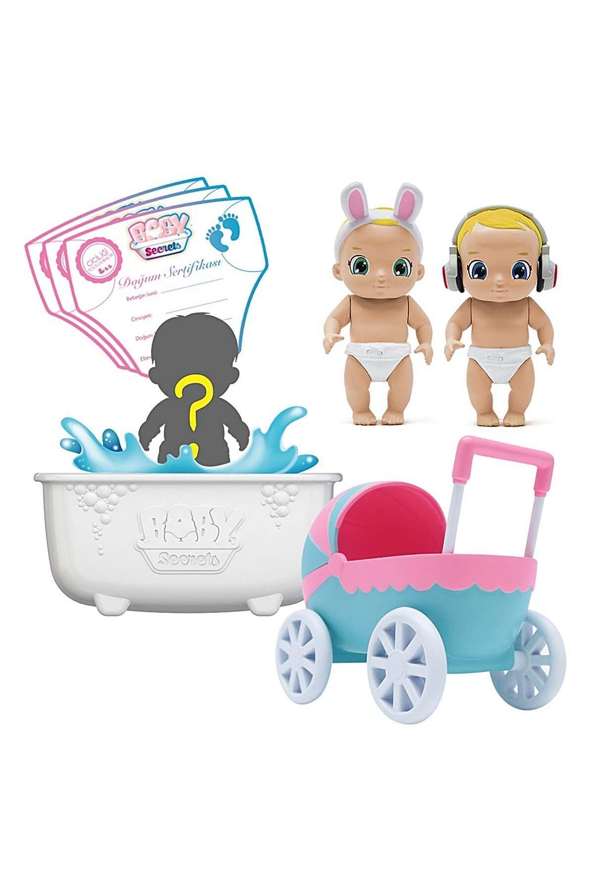 Neco Baby Secrets Sürpriz Figür ve Bebek Arabası Seti