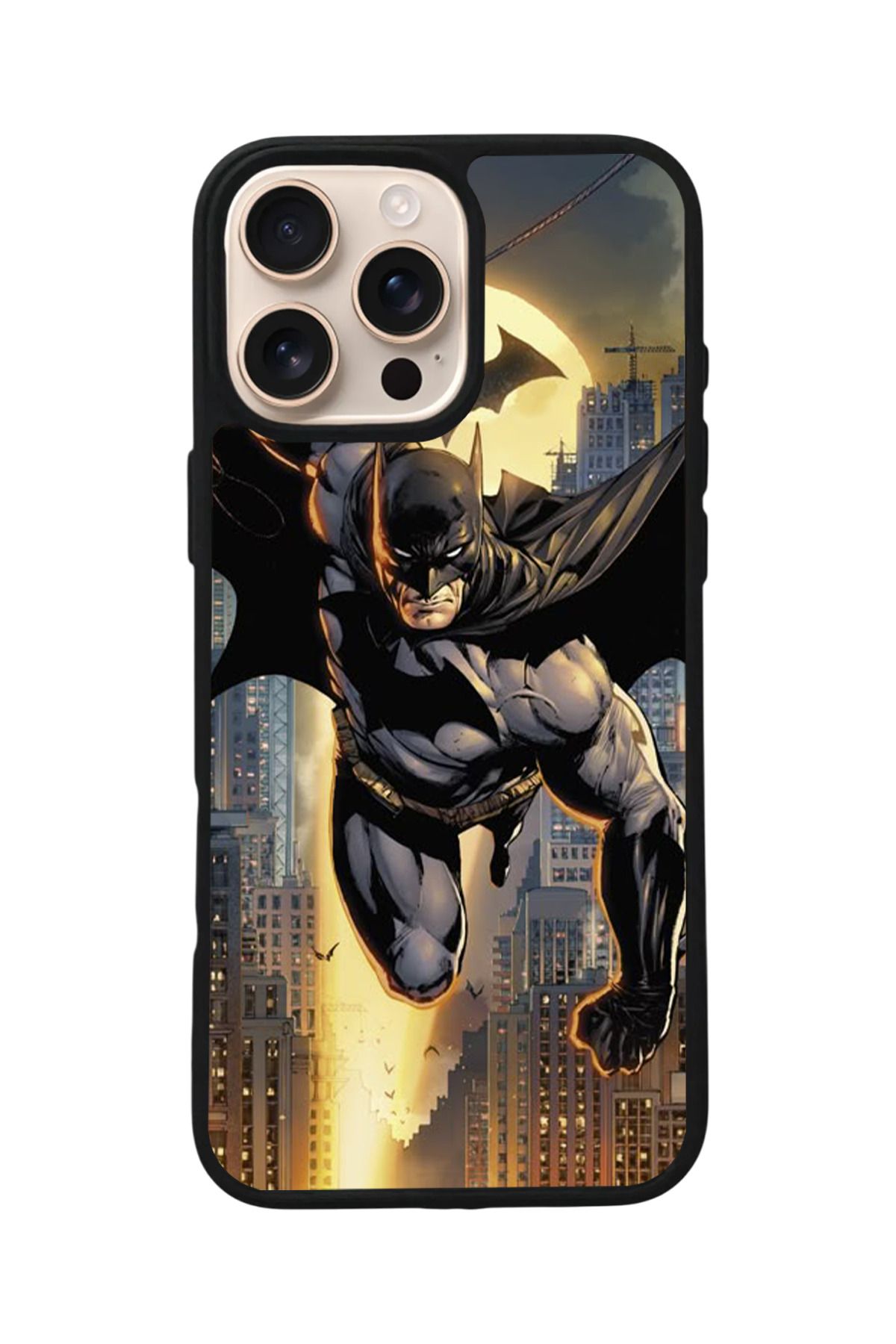 Aksel Kılıf Apple iPhone 15 Pro Uyumlu Baskılı,Mat Siyah,Yumuşak Silikon,Koruyucu,Şok Emici Kapak,Kılıf