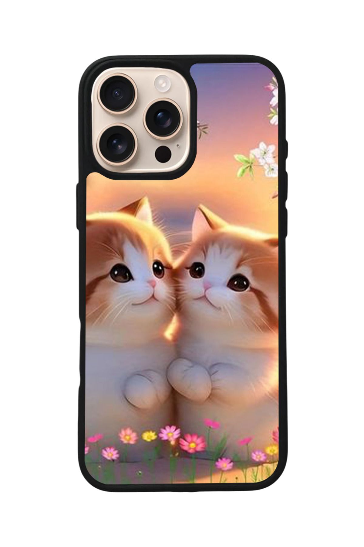 Aksel Kılıf Apple iPhone 14 Pro Max Uyumlu Baskılı,Mat Siyah,Yumuşak Silikon,Koruyucu,Şok Emici Kapak,Kılıf