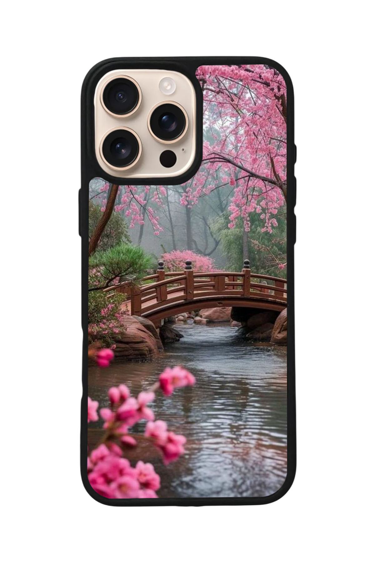 Aksel Kılıf Apple iPhone 15 Pro Max Uyumlu Baskılı,Mat Siyah,Yumuşak Silikon,Koruyucu,Şok Emici Kapak,Kılıf