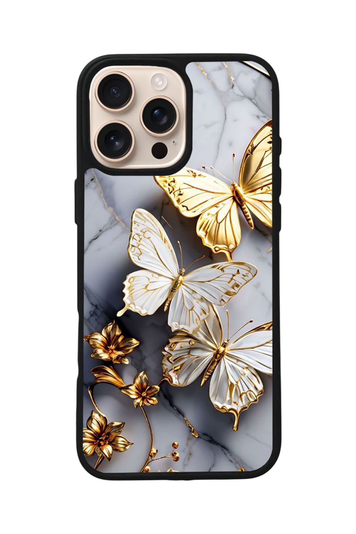 Aksel Kılıf Apple iPhone 15 Pro Max Uyumlu Baskılı,Mat Siyah,Yumuşak Silikon,Koruyucu,Şok Emici Kapak,Kılıf