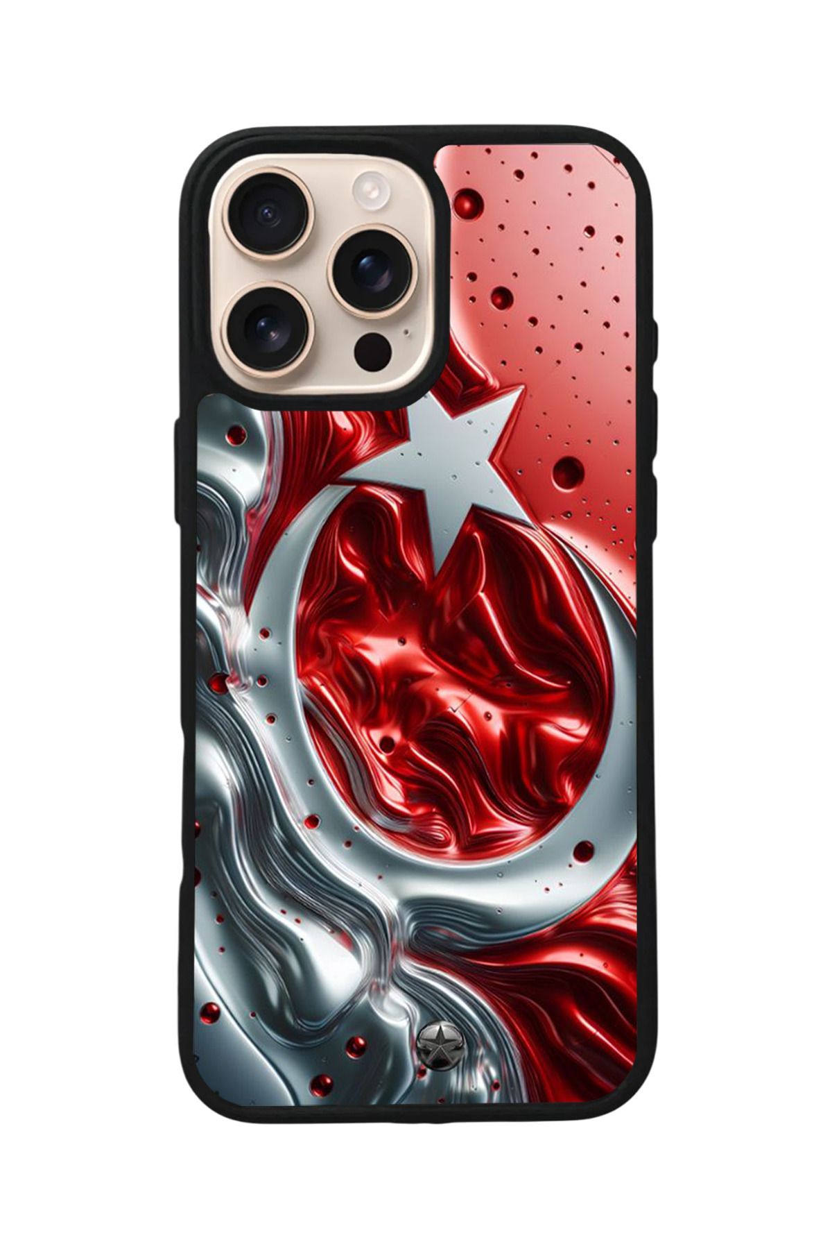 Aksel Kılıf Apple iPhone 15 Pro Max Uyumlu Baskılı,Mat Siyah,Yumuşak Silikon,Koruyucu,Şok Emici Kapak,Kılıf