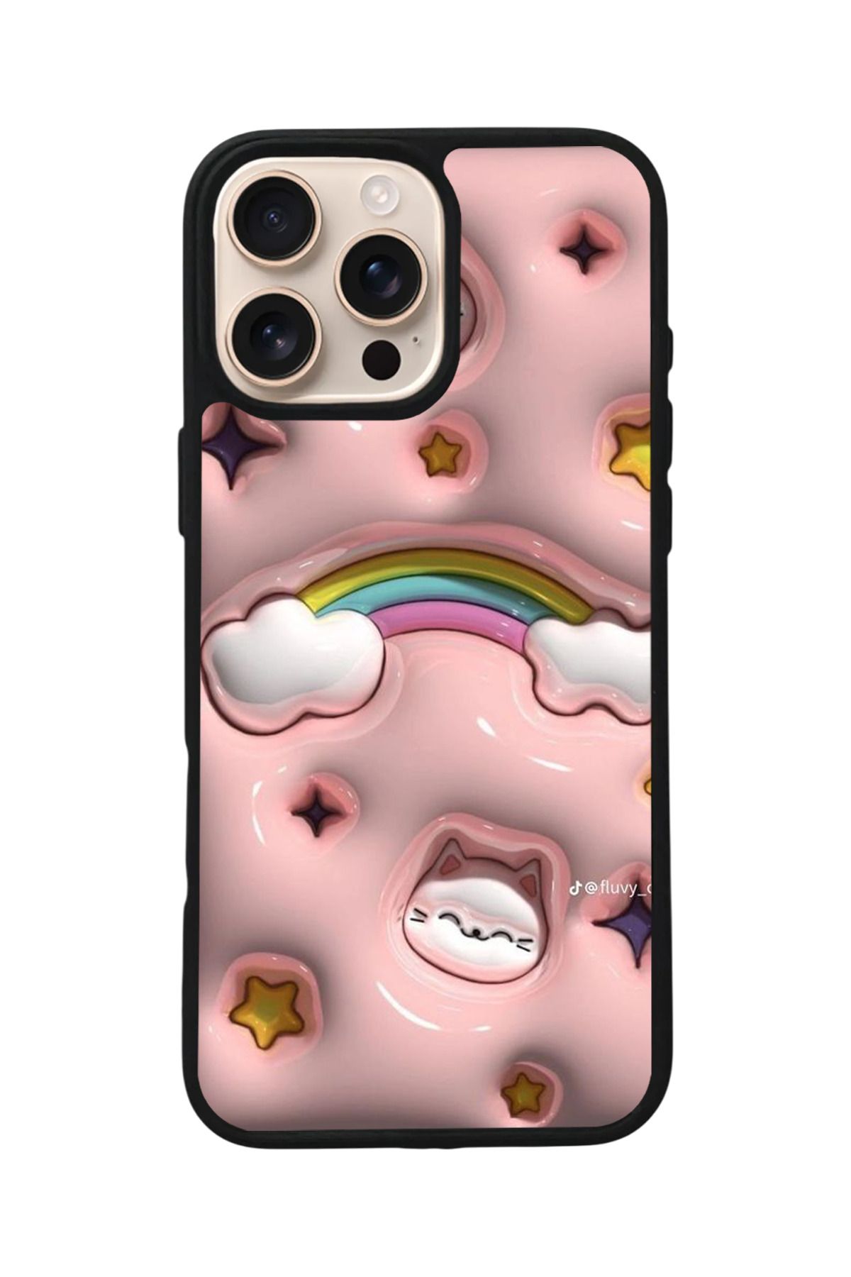 Aksel Kılıf Apple iPhone 15 Pro Uyumlu Baskılı,Mat Siyah,Yumuşak Silikon,Koruyucu,Şok Emici Kapak,Kılıf