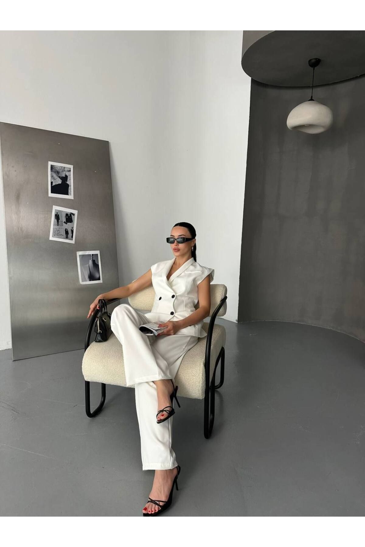 Hotfashion CECİLİA YELEK PANTOLON TAKIM