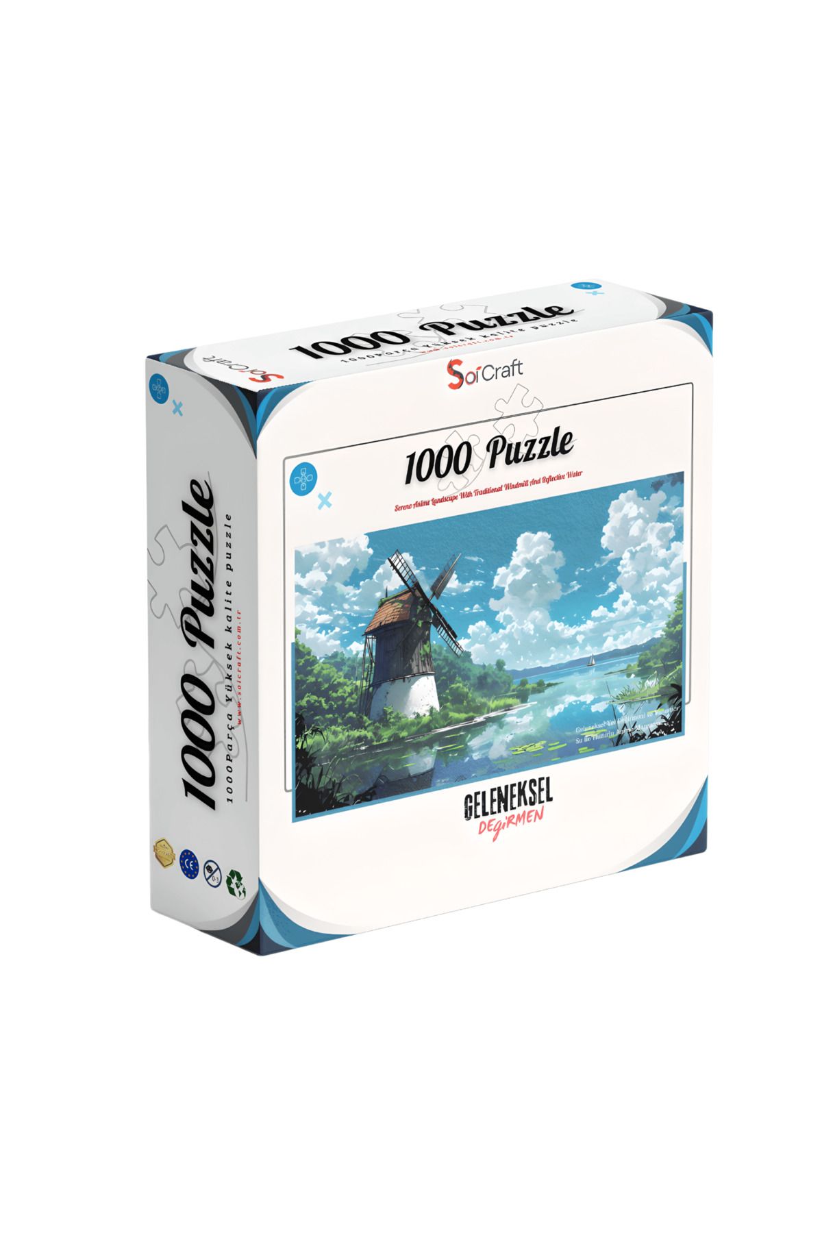 Soi Craft 1000 Parça Puzzle Geleneksel Değirmen