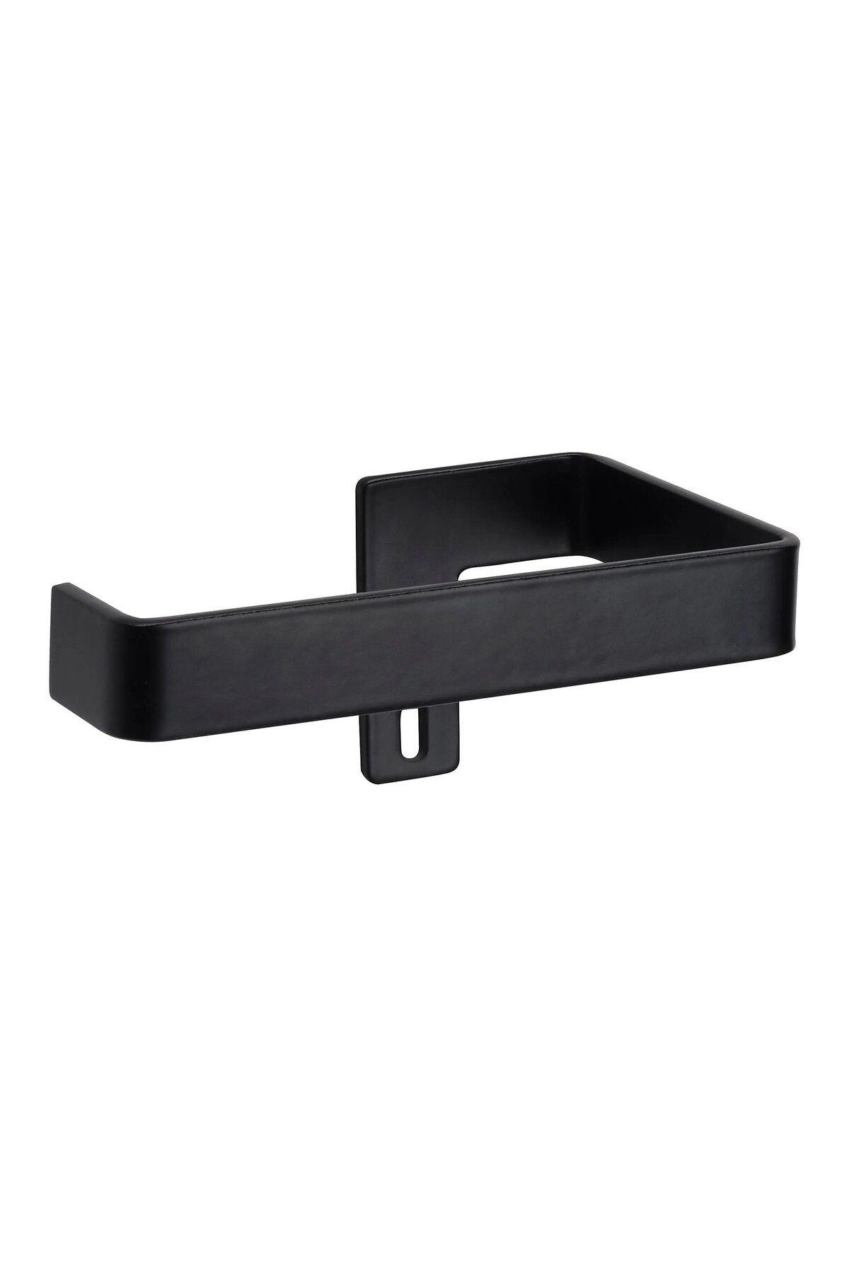 IKEA Çelik Tuvalet Kağıtlığı 13x8x6 Cm İkea Duvara Monte Tuvalet Kağıdı Standı Siyah Renk Stand