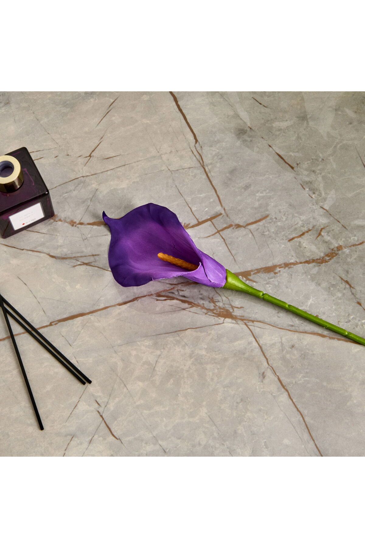 ASPARTAM Deco Yapay Zambak Çiçeği - Mor - 60 cm