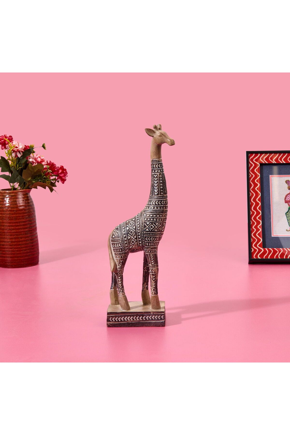 MATMEL Etnico Giraffe Biblo - Kahverengi - 31 cm