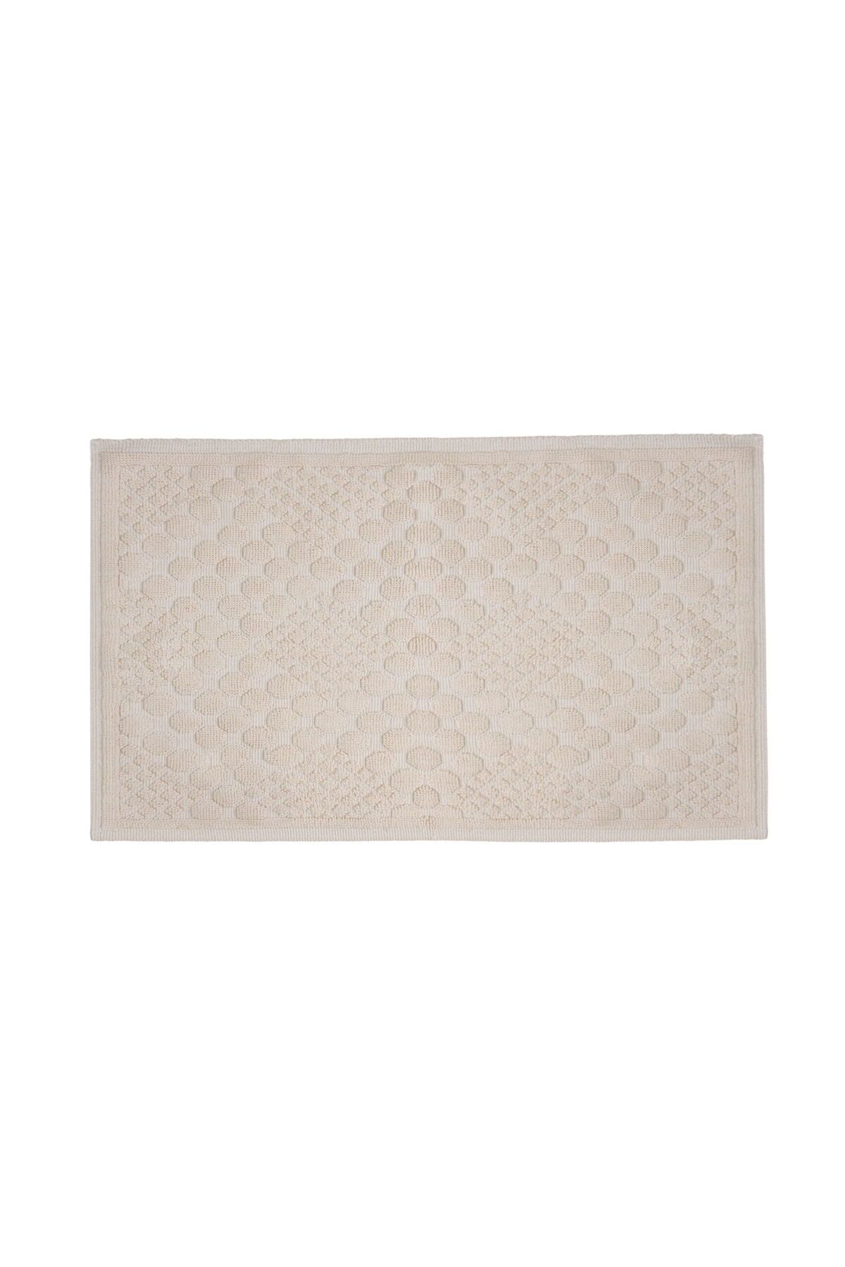MATMEL Soft Kağan 2'li Banyo Paspası - Ekru - 60x100 cm + 50x60 cm