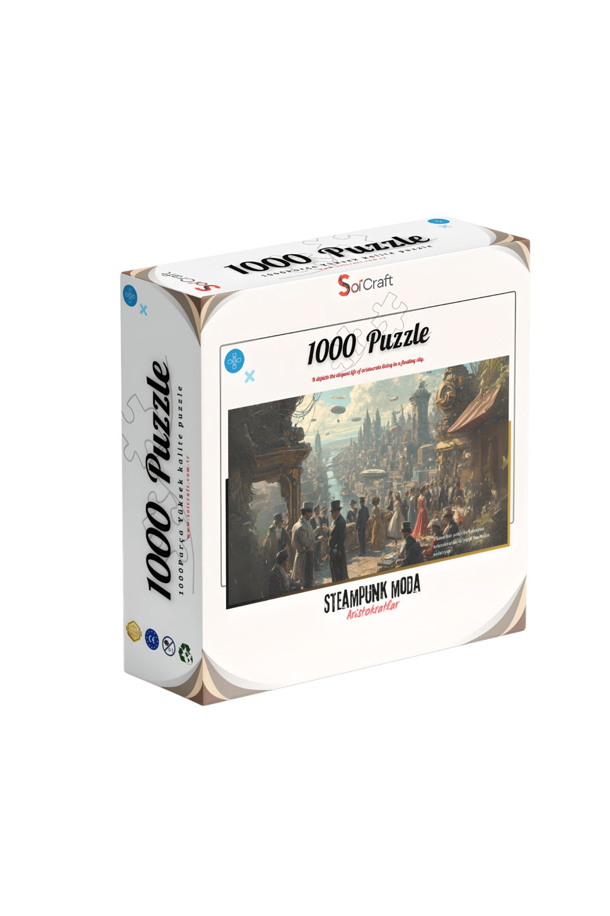 Soi Craft 1000 Parça Puzzle Steampunk Moda Aristokratlar