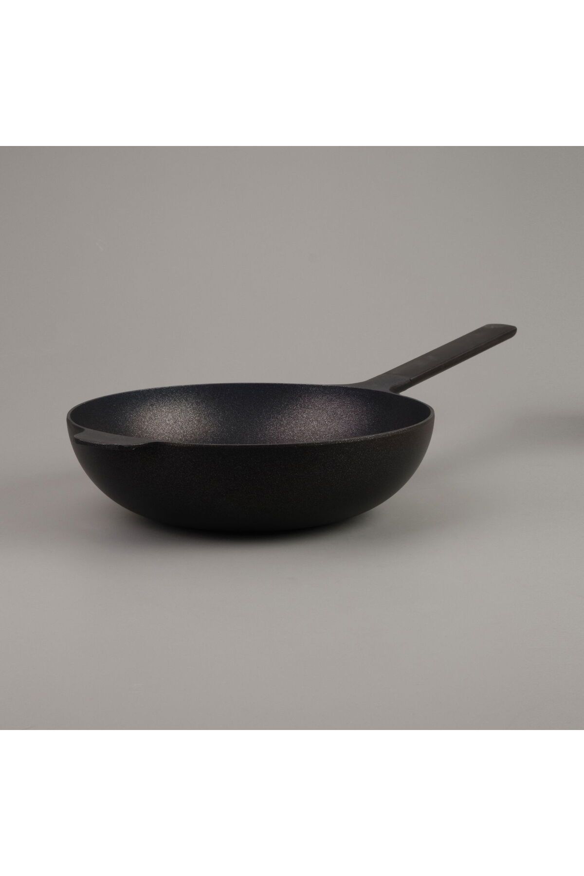 ASPARTAM Pro Grade Wok Tava - Siyah - 30 cm